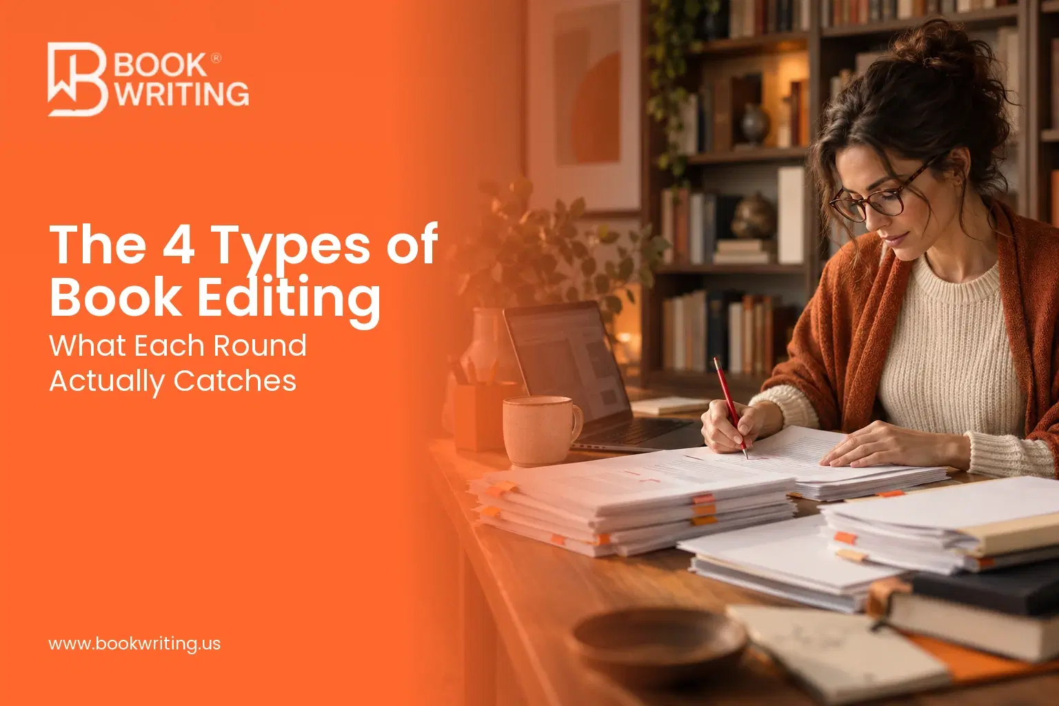 The Four Types of Book Editing and What Each Round Actually Catches featured image