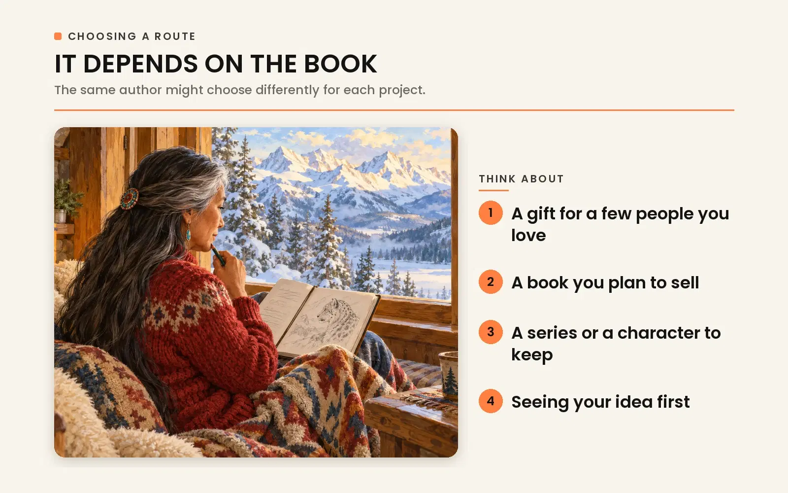 It depends on the book: deciding between AI-assisted concept art for personal gifts versus human illustrated commercial picture books.